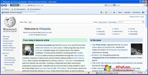 Ekran görüntüsü Internet Explorer Windows 7