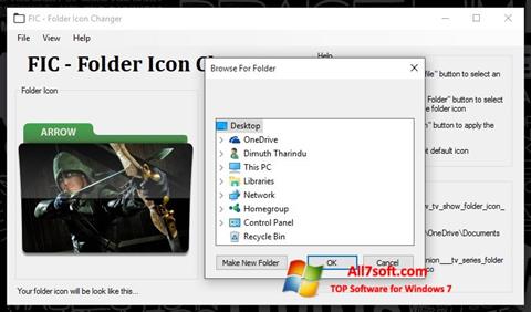 Ekran görüntüsü Icon Changer Windows 7