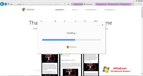 Ekran görüntüsü Google Chrome Offline Installer Windows 7