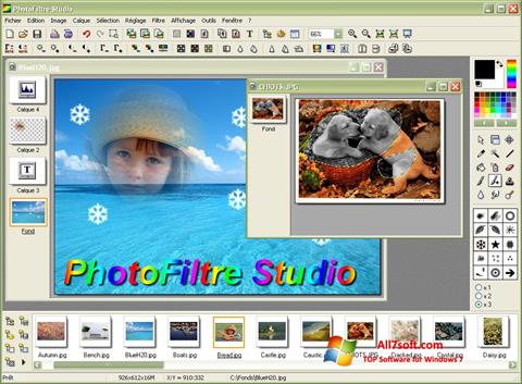 Ekran görüntüsü PhotoFiltre Windows 7