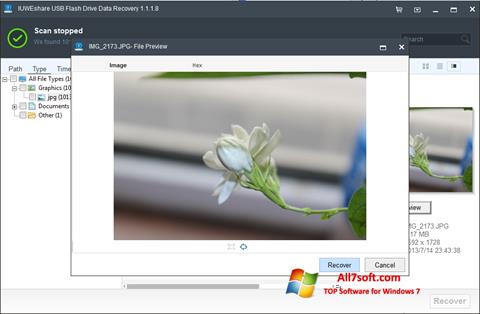 Ekran görüntüsü USB Flash Drive Recovery Windows 7