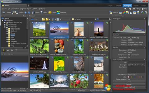 Ekran görüntüsü Zoner Photo Studio Windows 7