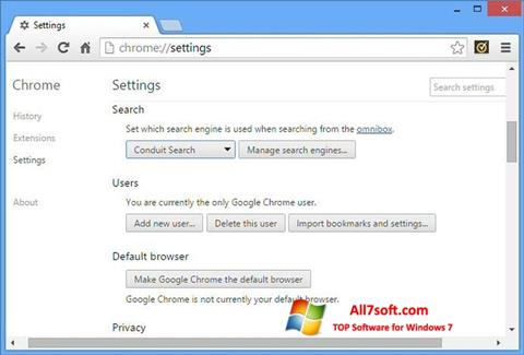 Ekran görüntüsü Chrome Cleanup Tool Windows 7