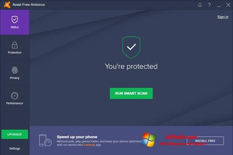 Ekran görüntüsü Avast Free Antivirus Windows 7