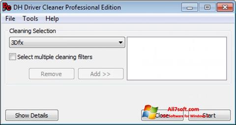 Ekran görüntüsü Driver Cleaner Windows 7