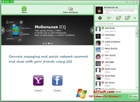 Ekran görüntüsü ICQ Windows 7