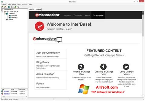 Ekran görüntüsü InterBase Windows 7