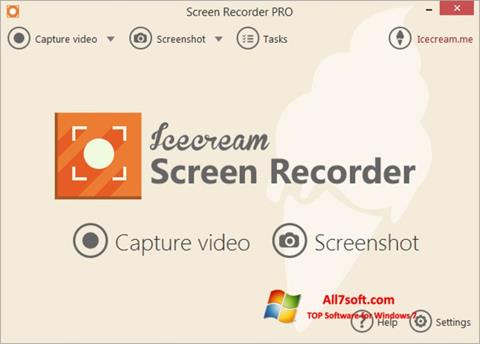 Ekran görüntüsü Icecream Screen Recorder Windows 7