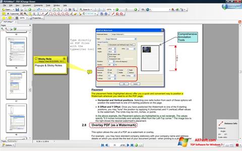Ekran görüntüsü PDF-XChange Viewer Windows 7