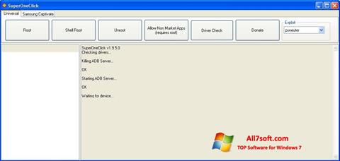 Ekran görüntüsü SuperOneClick Windows 7