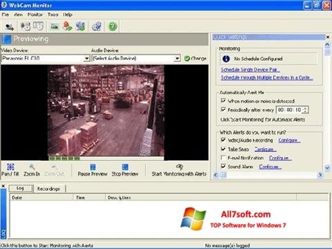 Ekran görüntüsü WebCam Monitor Windows 7