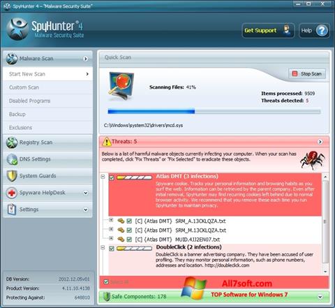 Ekran görüntüsü SpyHunter Windows 7