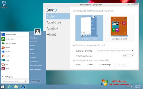 Ekran görüntüsü Start8 Windows 7