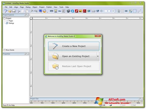 Ekran görüntüsü AutoPlay Media Studio Windows 7