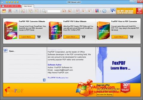 Ekran görüntüsü VSD Viewer Windows 7