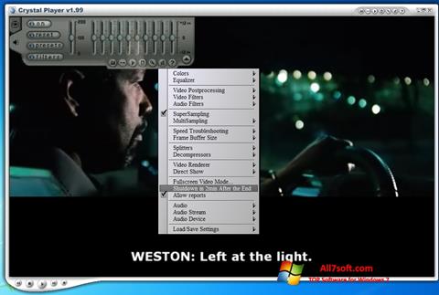Ekran görüntüsü Crystal Player Windows 7