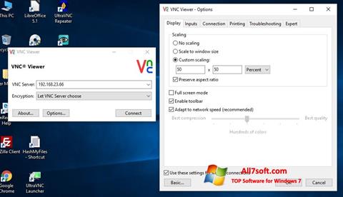 Ekran görüntüsü VNC Windows 7