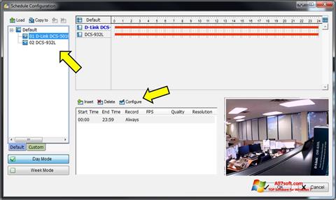 Ekran görüntüsü D-ViewCam Windows 7