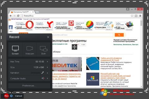 Ekran görüntüsü Screencast-O-Matic Windows 7