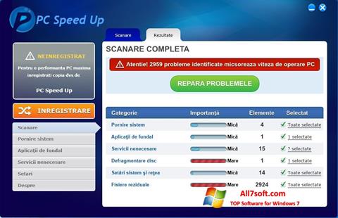 Ekran görüntüsü PC Speed Up Windows 7