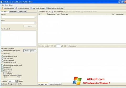 Ekran görüntüsü SearchInform Windows 7