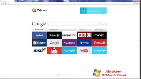 Ekran görüntüsü Orbitum Windows 7