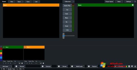 Ekran görüntüsü vMix Windows 7