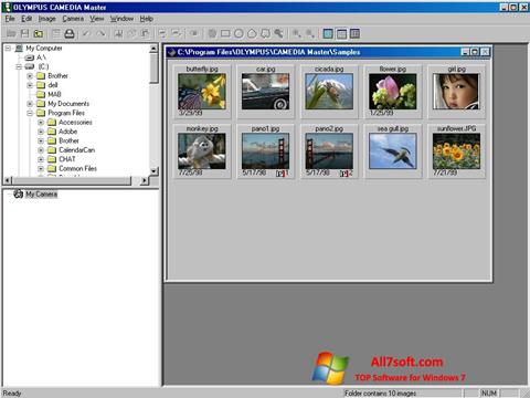 Ekran görüntüsü Olympus Master Windows 7