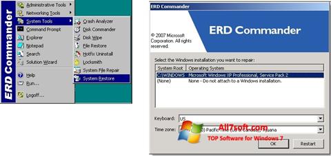 Ekran görüntüsü ERD Commander Windows 7