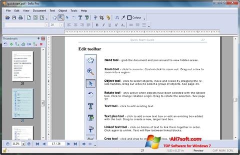 Ekran görüntüsü Infix PDF Editor Windows 7