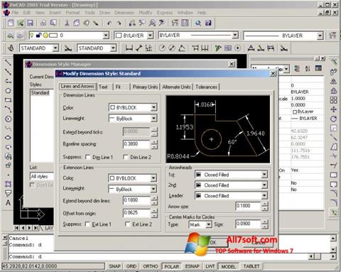 Ekran görüntüsü ZWCAD Windows 7