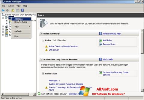 Ekran görüntüsü Open Server Windows 7