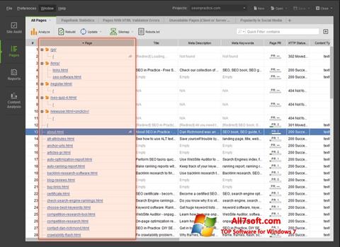 Ekran görüntüsü Site-Auditor Windows 7