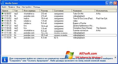Ekran görüntüsü Media Saver Windows 7