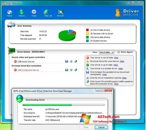 Ekran görüntüsü Driver Detective Windows 7