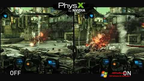 Ekran görüntüsü NVIDIA PhysX Windows 7