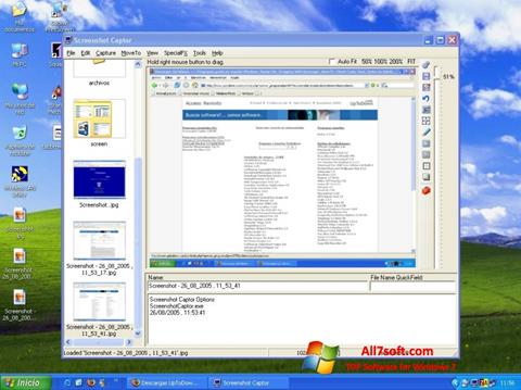 Ekran görüntüsü Screenshot Captor Windows 7