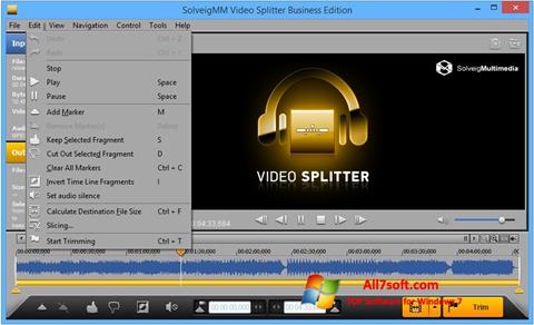 Ekran görüntüsü SolveigMM Video Splitter Windows 7