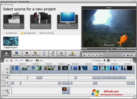 Ekran görüntüsü AVS Video Editor Windows 7
