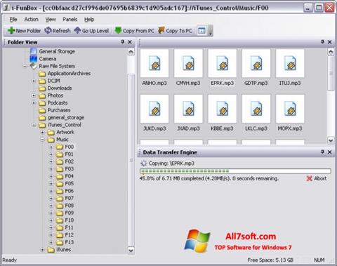 Ekran görüntüsü iFunBox Windows 7