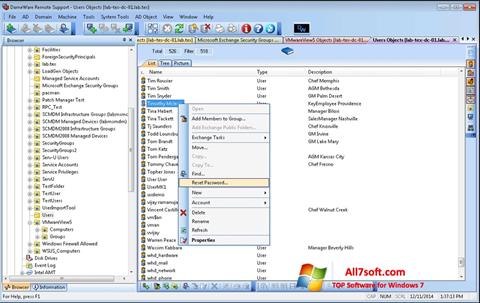 Ekran görüntüsü Remote Administration Tool Windows 7