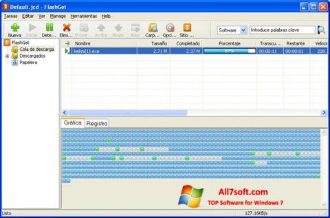 Ekran görüntüsü FlashGet Windows 7
