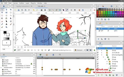 Ekran görüntüsü Synfig Studio Windows 7
